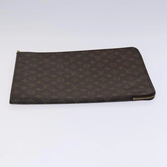 LOUIS VUITTON Monogram Posh Documents Clutch Bag M53456 LV Auth EC947 - Picture 6 of 16